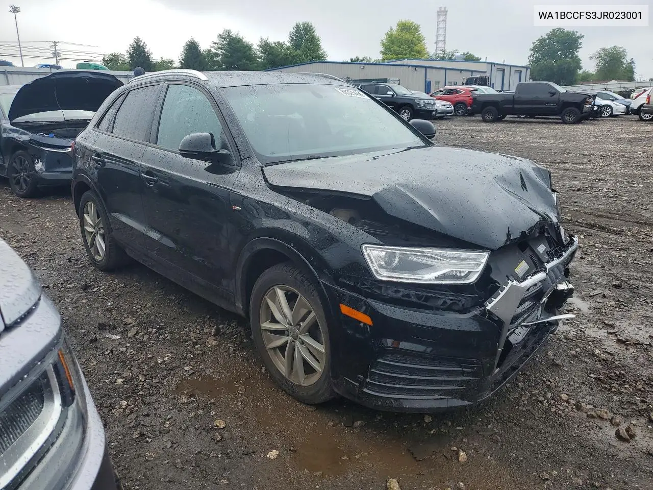 2018 Audi Q3 Premium VIN: WA1BCCFS3JR023001 Lot: 60325456