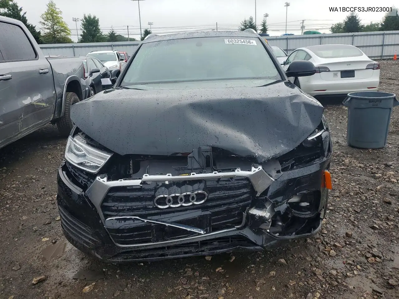 2018 Audi Q3 Premium VIN: WA1BCCFS3JR023001 Lot: 60325456