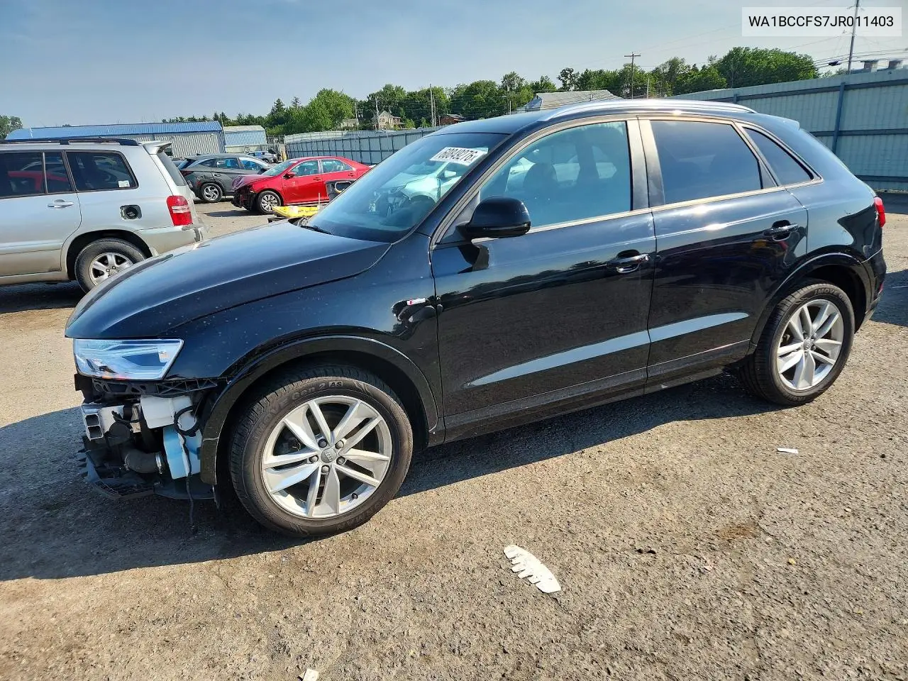 2018 Audi Q3 Premium VIN: WA1BCCFS7JR011403 Lot: 60849276