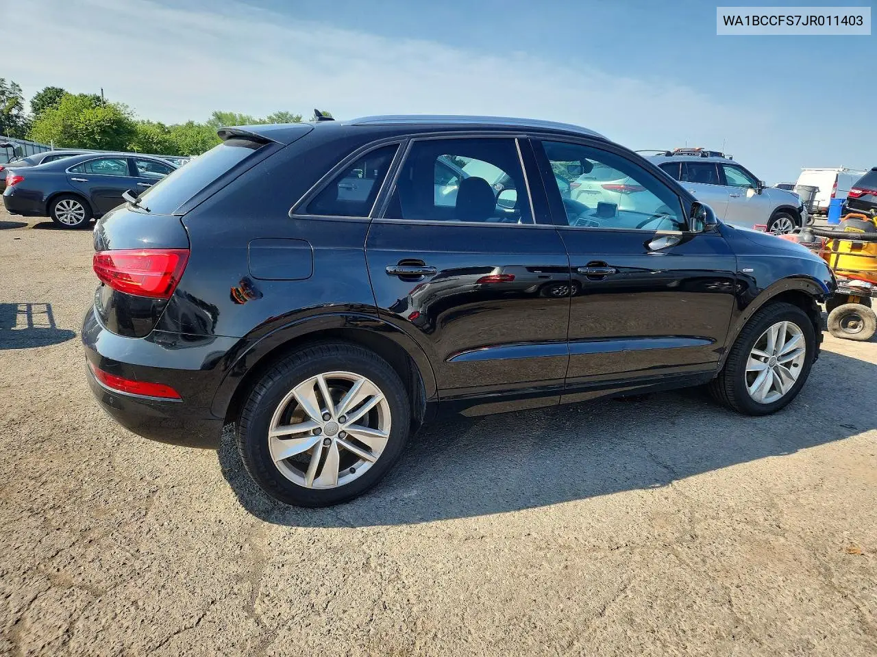 2018 Audi Q3 Premium VIN: WA1BCCFS7JR011403 Lot: 60849276