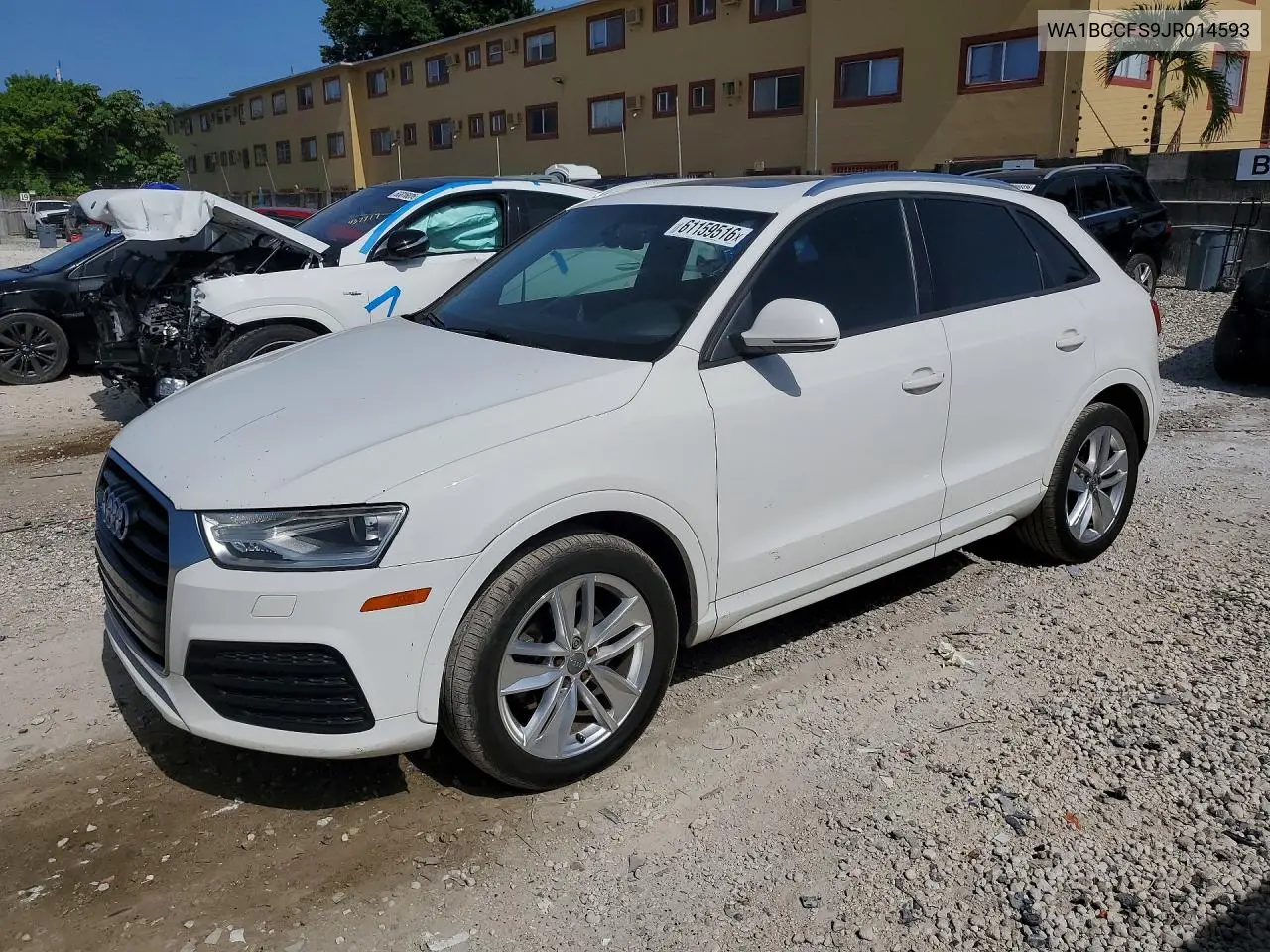 2018 Audi Q3 Premium Plus/Sport Premium Plus VIN: WA1BCCFS9JR014593 Lot: 61159516