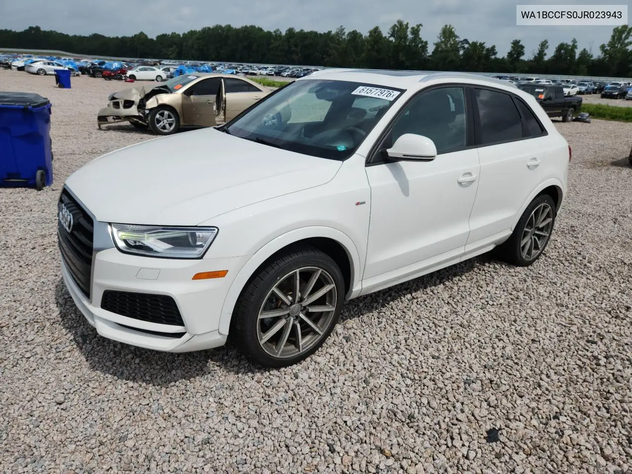 2018 Audi Q3 Premium VIN: WA1BCCFS0JR023943 Lot: 61577976