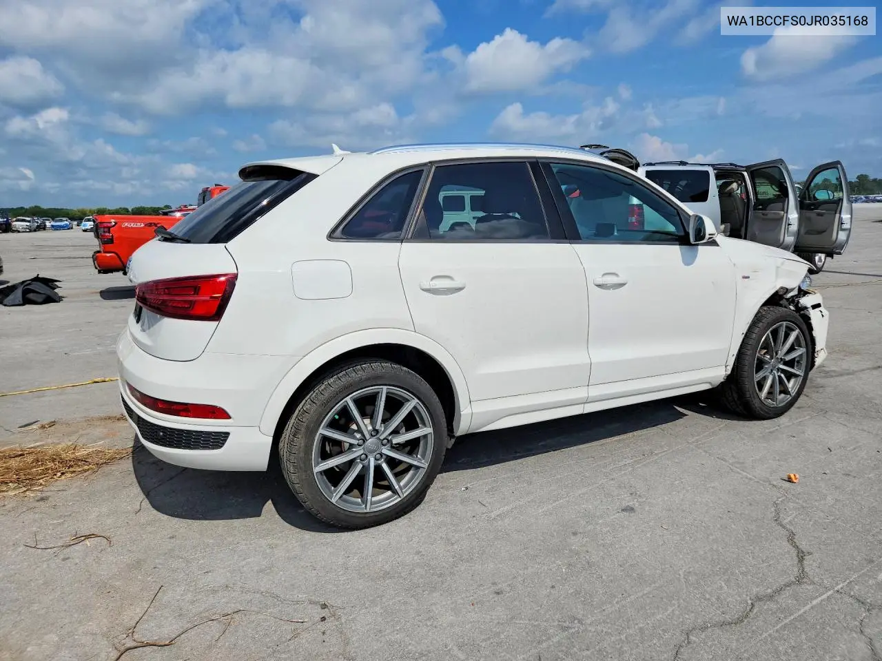 2018 Audi Q3 Premium VIN: WA1BCCFS0JR035168 Lot: 85793055