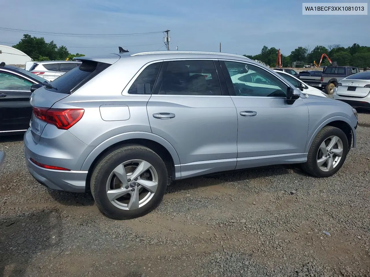 2019 Audi Q3 Premium Plus VIN: WA1BECF3XK1081013 Lot: 56313546