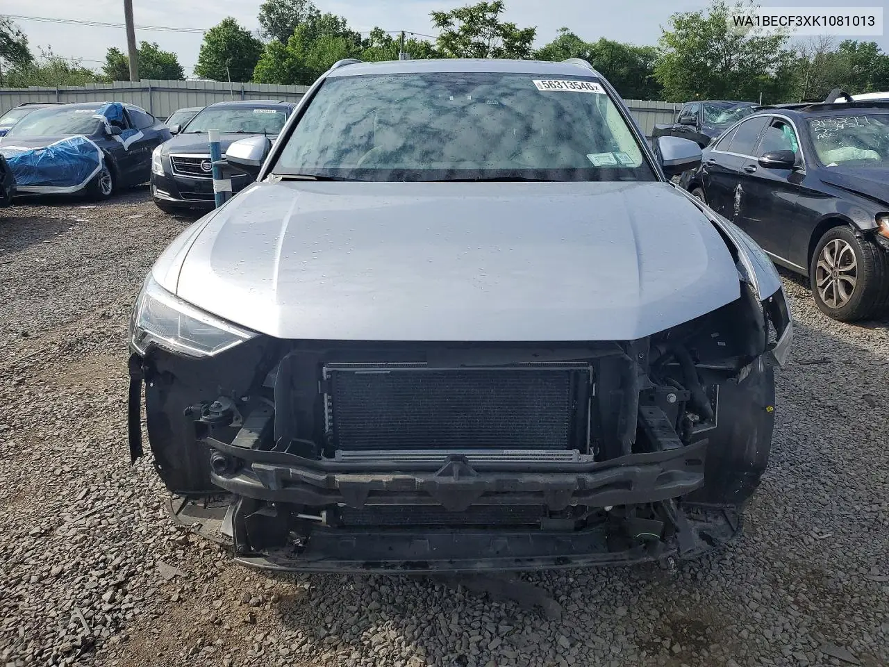 2019 Audi Q3 Premium Plus VIN: WA1BECF3XK1081013 Lot: 56313546