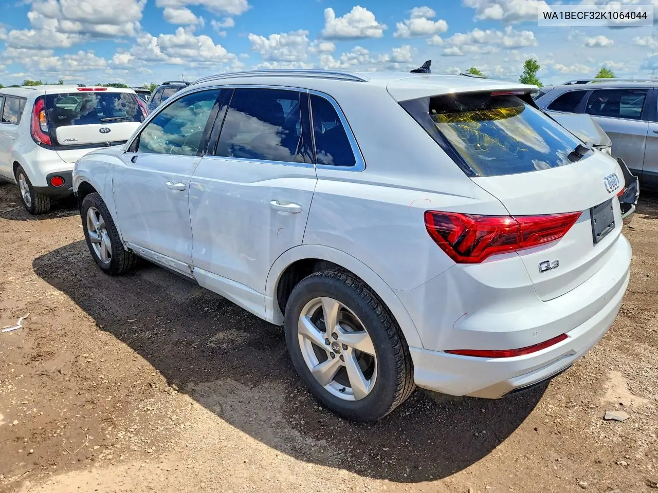2019 Audi Q3 Premium Plus VIN: WA1BECF32K1064044 Lot: 58890056