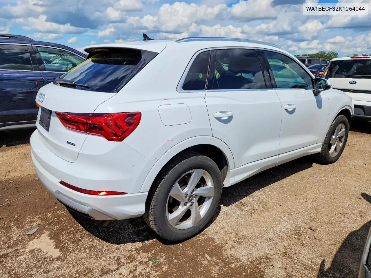 2019 Audi Q3 Premium Plus VIN: WA1BECF32K1064044 Lot: 58890056