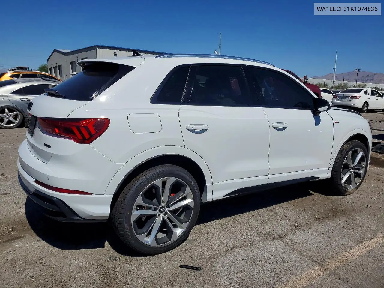 2019 Audi Q3 Premium Plus S-Line VIN: WA1EECF31K1074836 Lot: 60432866