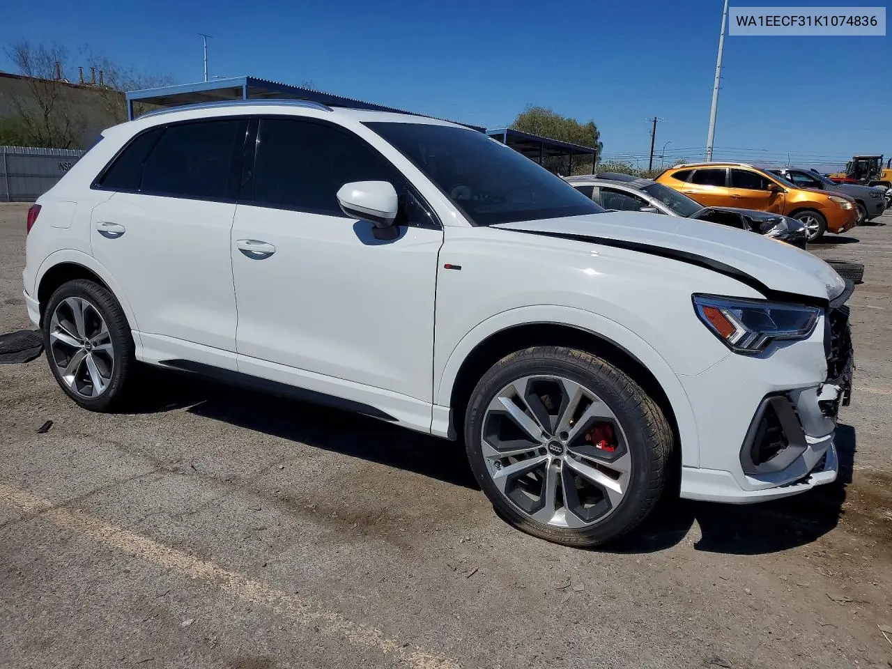 2019 Audi Q3 Premium Plus S-Line VIN: WA1EECF31K1074836 Lot: 60432866