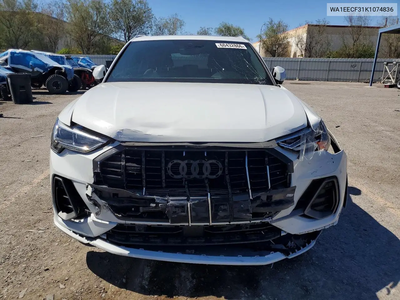 2019 Audi Q3 Premium Plus S-Line VIN: WA1EECF31K1074836 Lot: 60432866