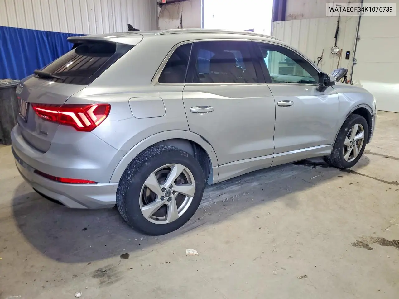 2019 Audi Q3 Premium VIN: WA1AECF34K1076739 Lot: 61223416