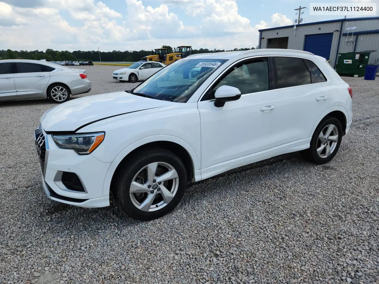 2020 Audi Q3 Premium VIN: WA1AECF37L1124400 Lot: 55920546