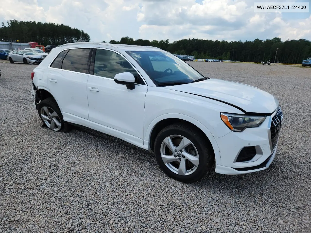 2020 Audi Q3 Premium VIN: WA1AECF37L1124400 Lot: 55920546