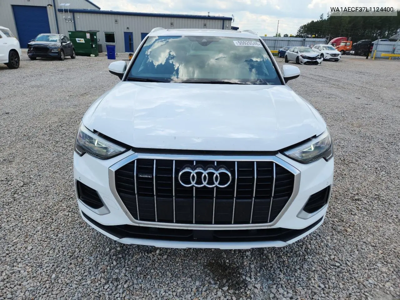 2020 Audi Q3 Premium VIN: WA1AECF37L1124400 Lot: 55920546