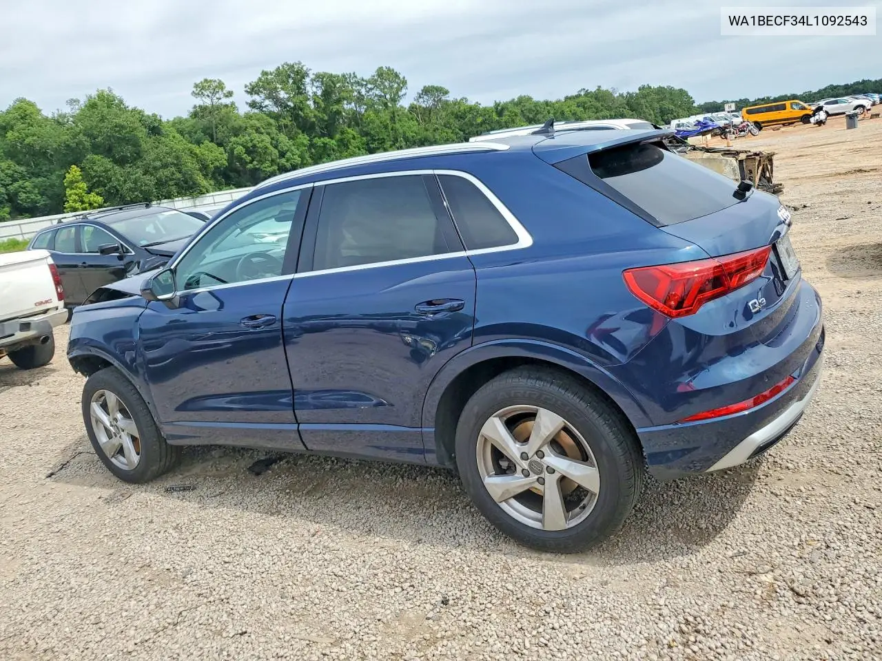 2020 Audi Q3 Premium Plus VIN: WA1BECF34L1092543 Lot: 56286686