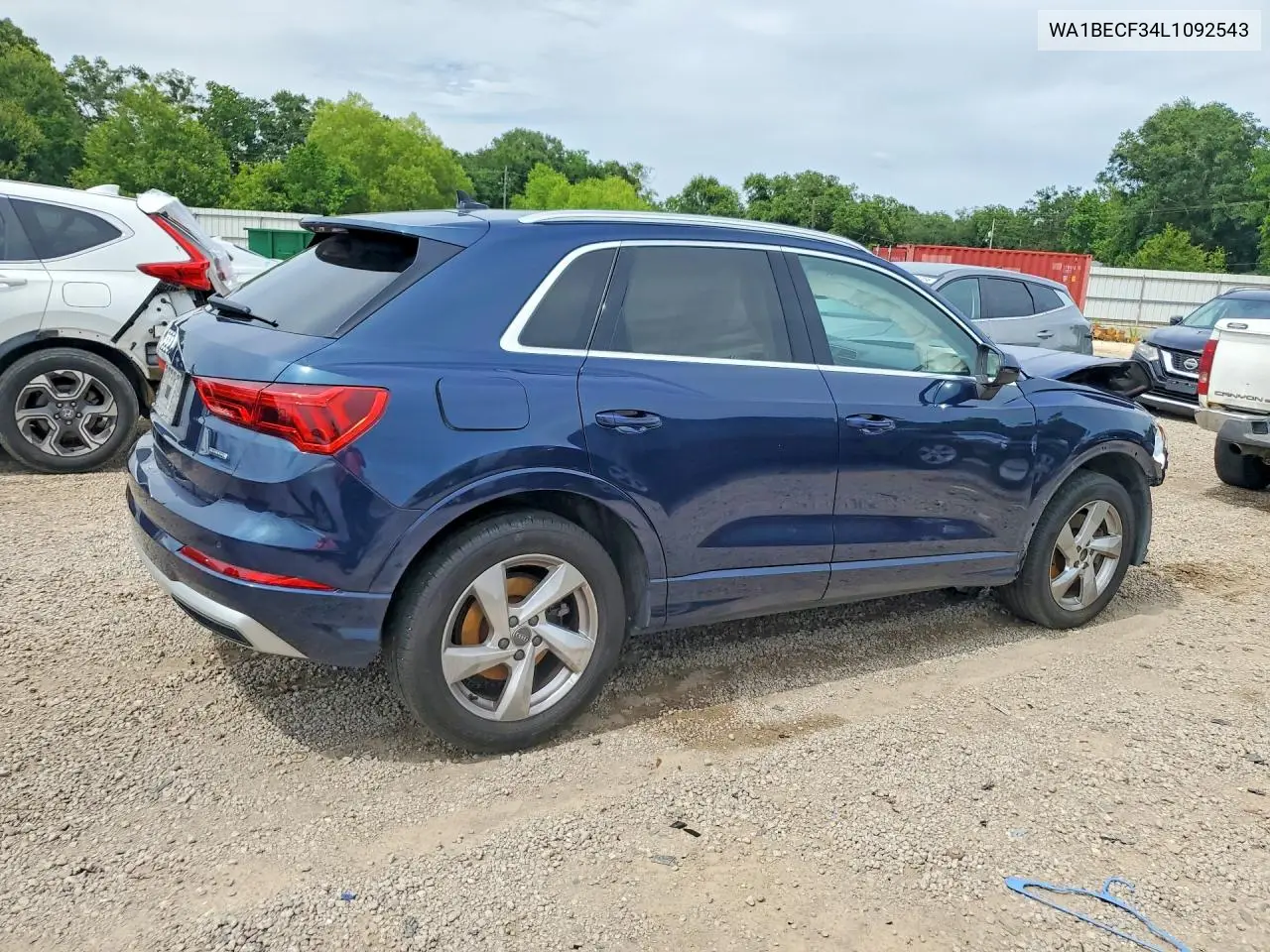 2020 Audi Q3 Premium Plus VIN: WA1BECF34L1092543 Lot: 56286686