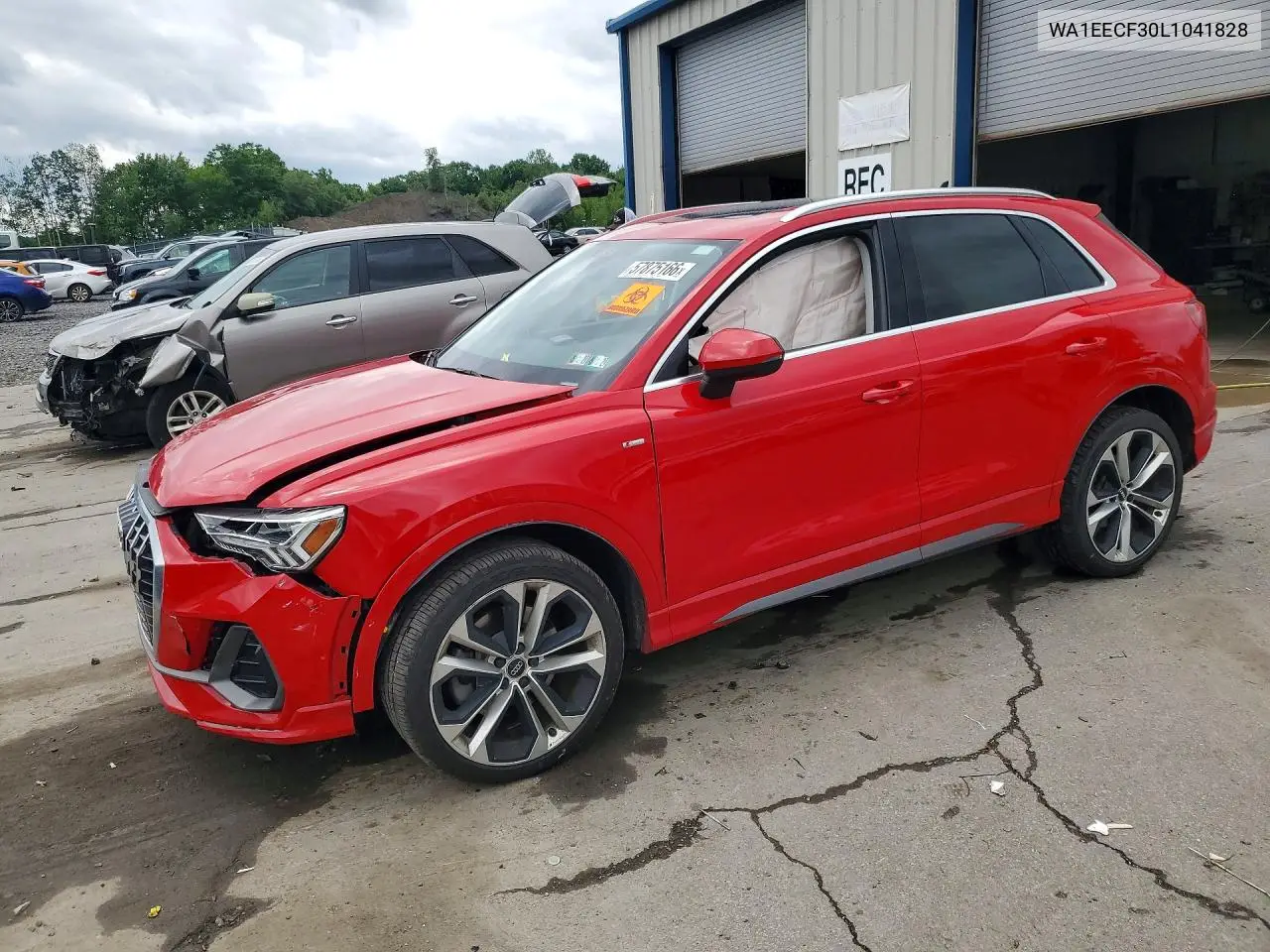 2020 Audi Q3 Premium Plus S-Line VIN: WA1EECF30L1041828 Lot: 57875166