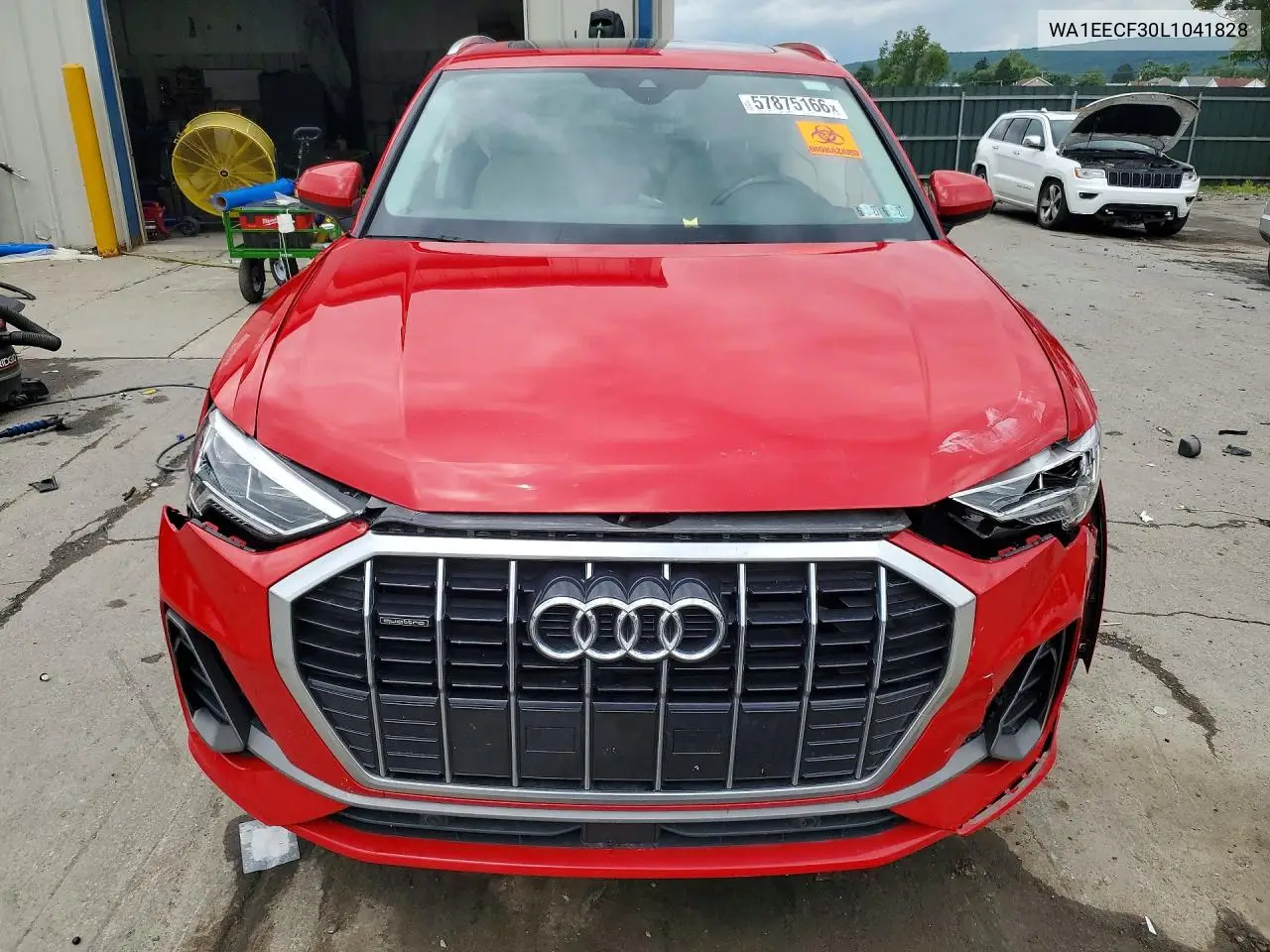 2020 Audi Q3 Premium Plus S-Line VIN: WA1EECF30L1041828 Lot: 57875166