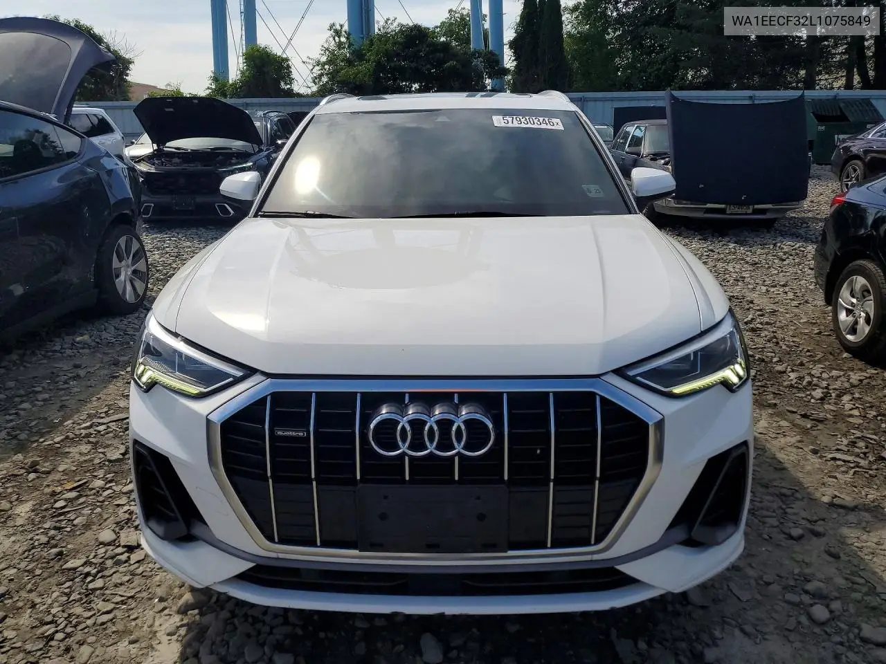 2020 Audi Q3 Premium Plus S-Line VIN: WA1EECF32L1075849 Lot: 57930346