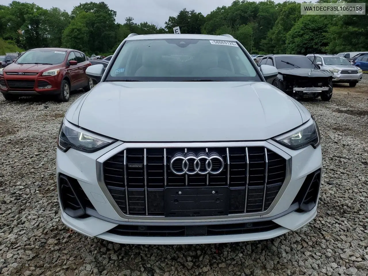 2020 Audi Q3 Premium S Line VIN: WA1DECF35L1060158 Lot: 58069126