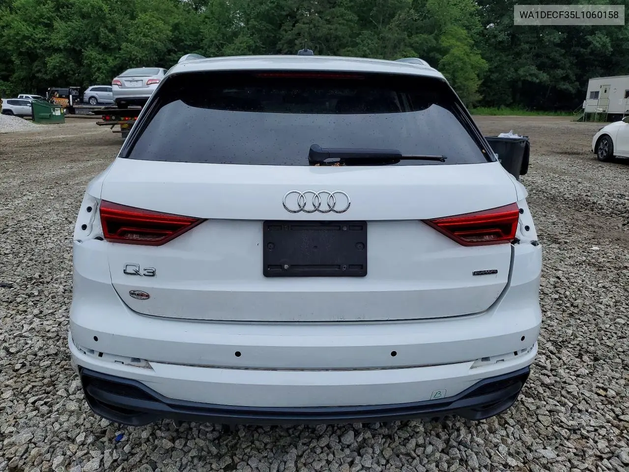2020 Audi Q3 Premium S Line VIN: WA1DECF35L1060158 Lot: 58069126