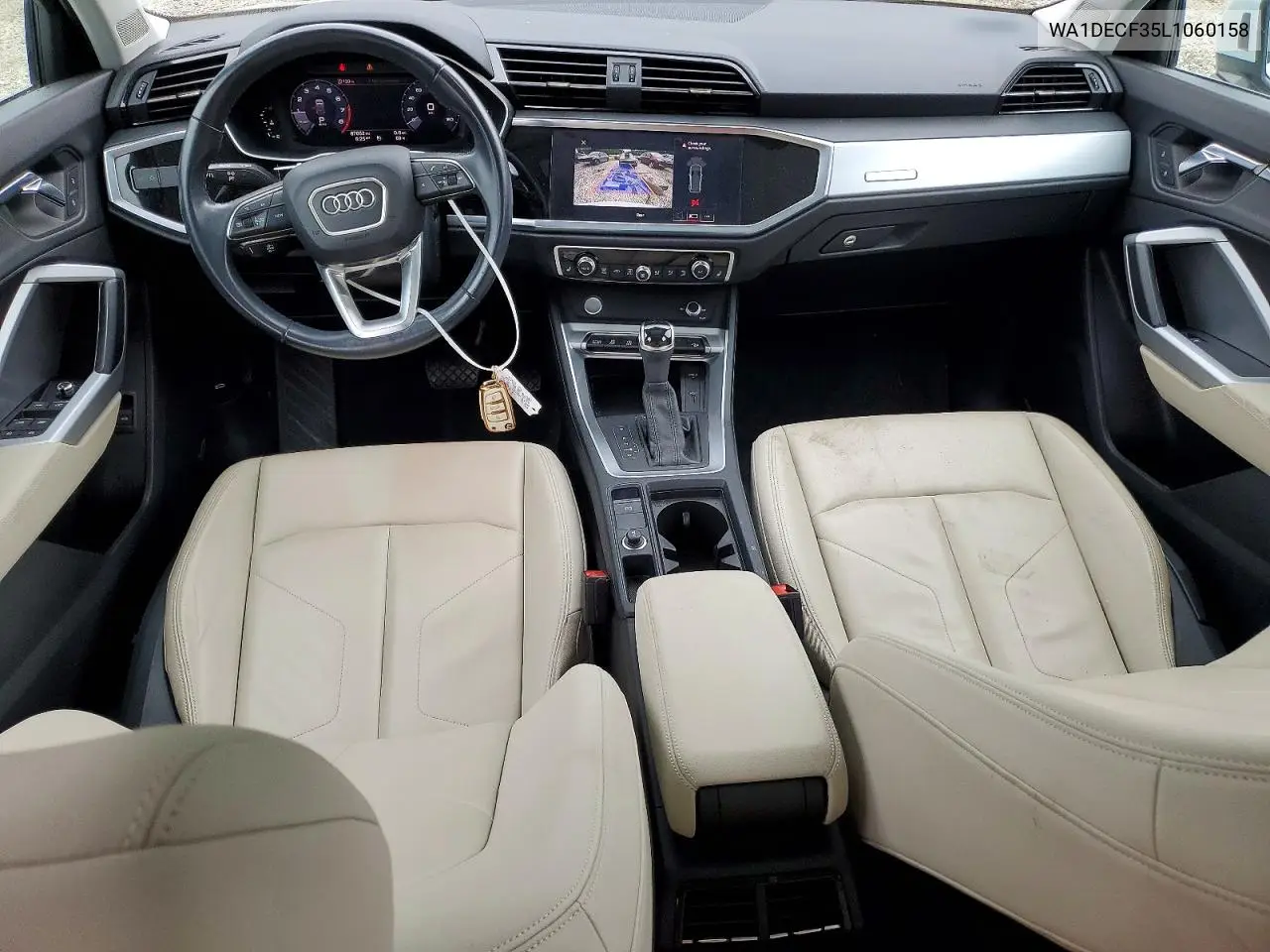 2020 Audi Q3 Premium S Line VIN: WA1DECF35L1060158 Lot: 58069126