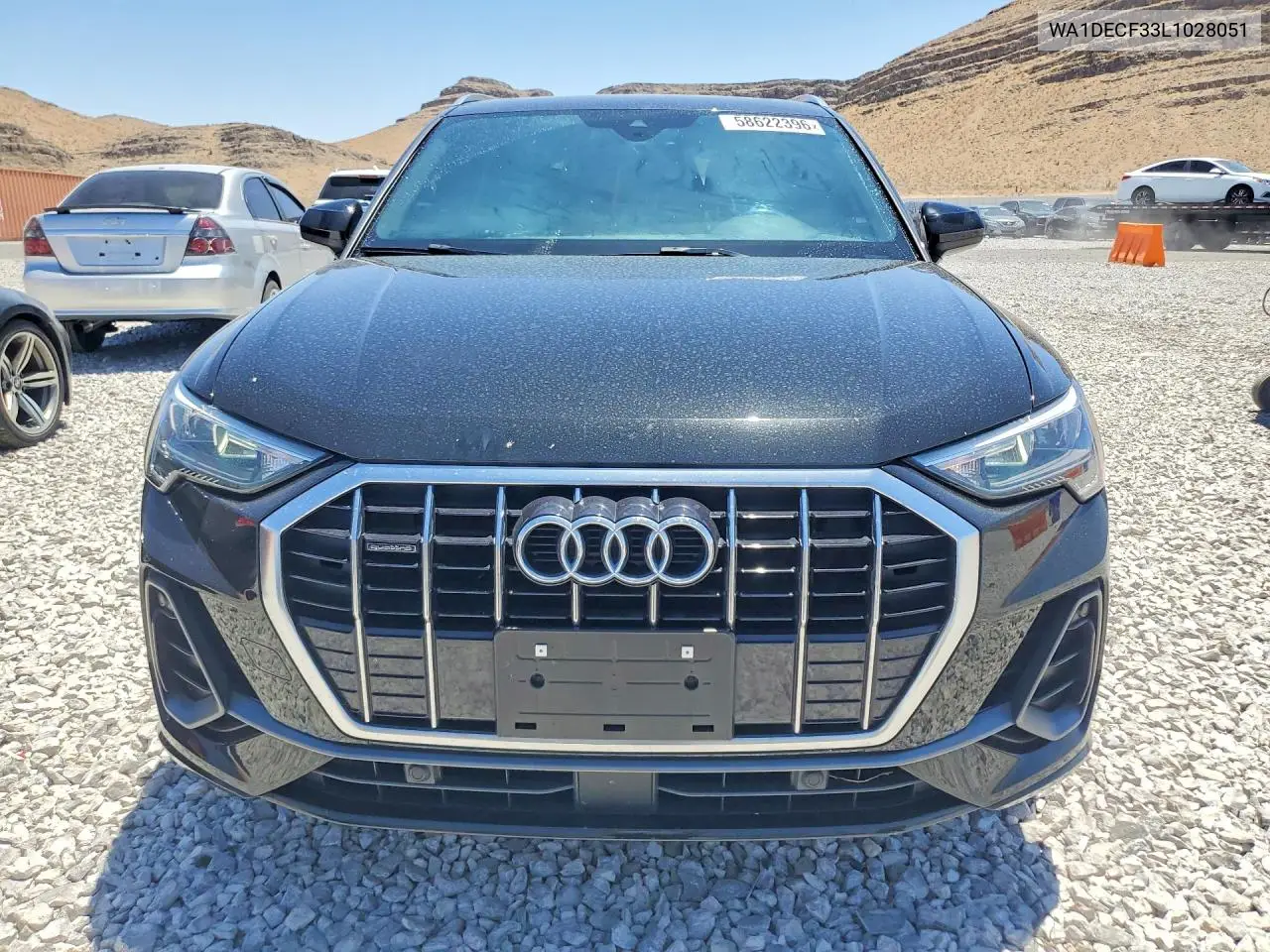 2020 Audi Q3 Premium S Line VIN: WA1DECF33L1028051 Lot: 58622396