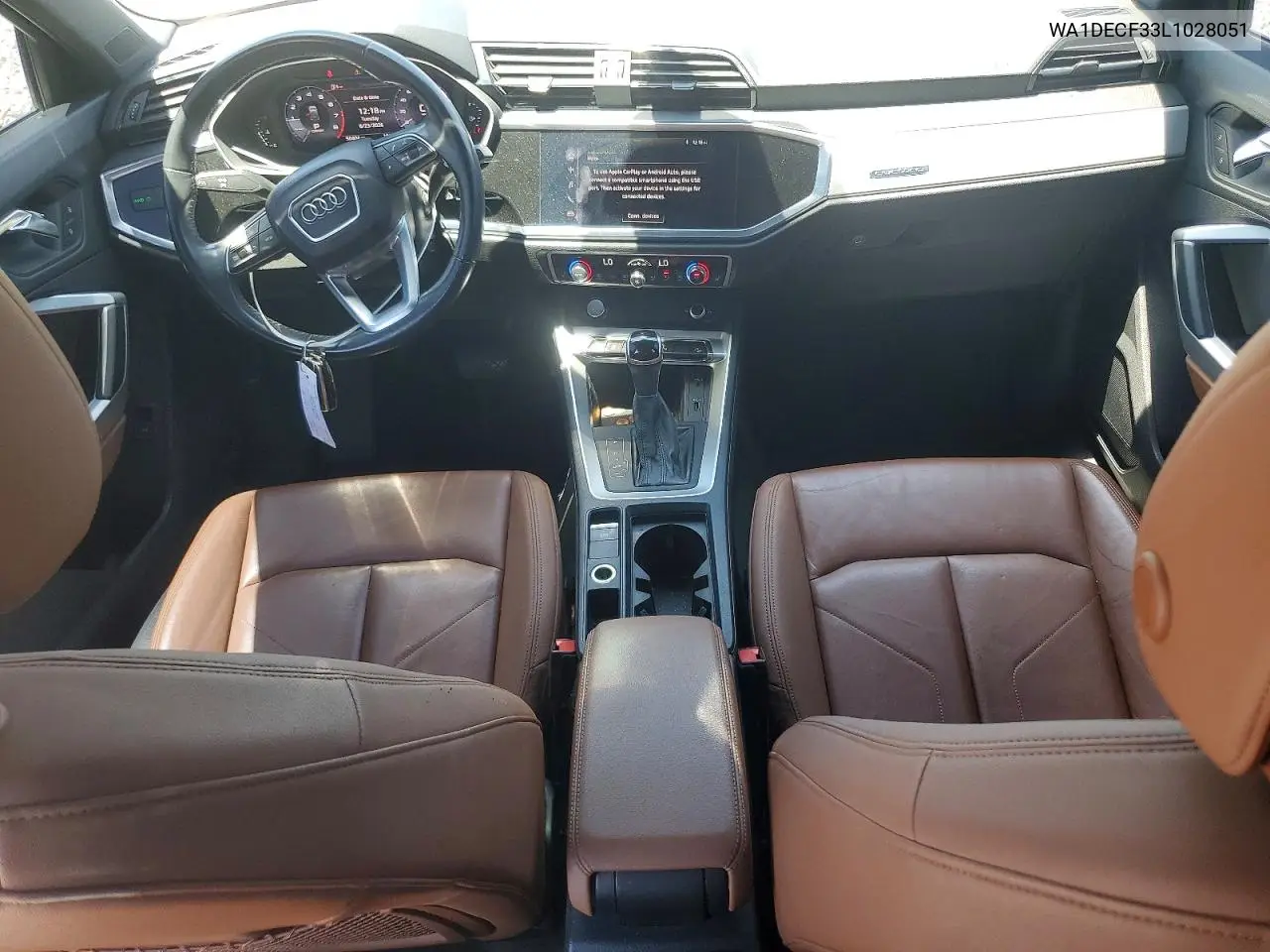 2020 Audi Q3 Premium S Line VIN: WA1DECF33L1028051 Lot: 58622396