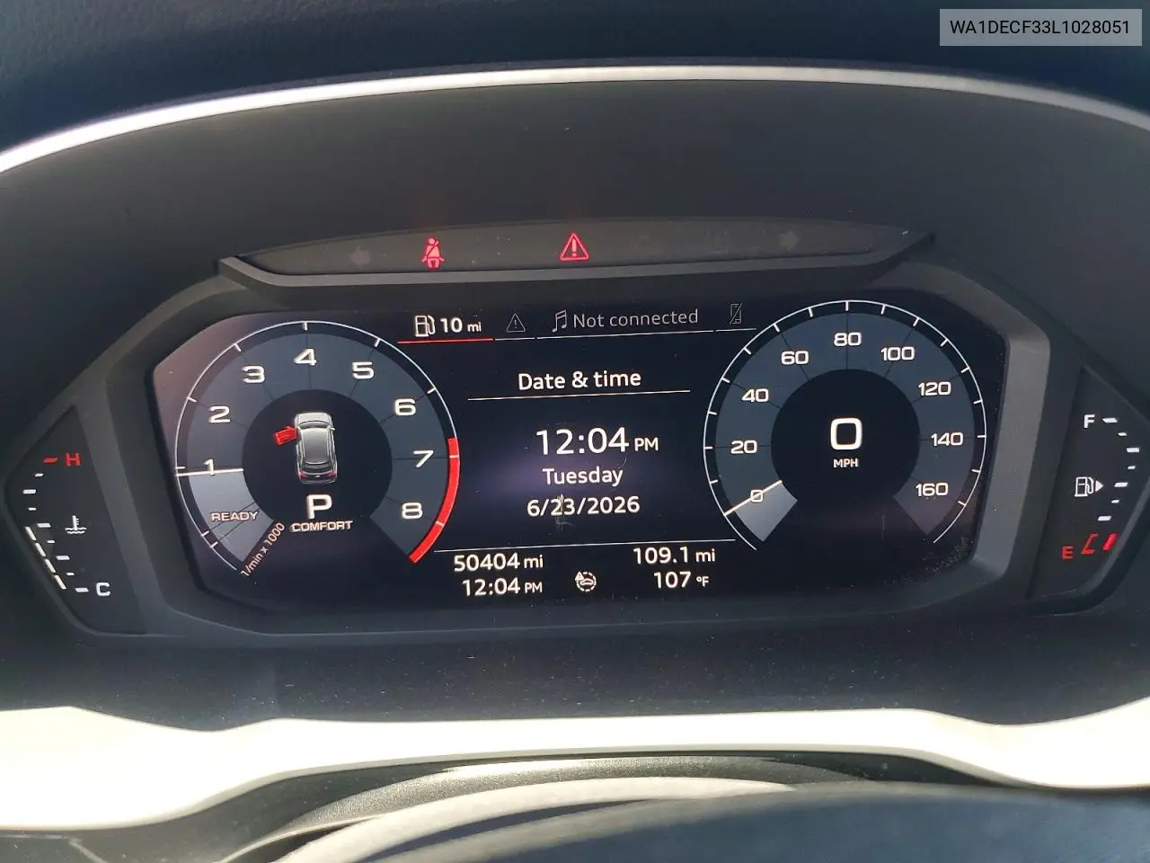 2020 Audi Q3 Premium S Line VIN: WA1DECF33L1028051 Lot: 58622396