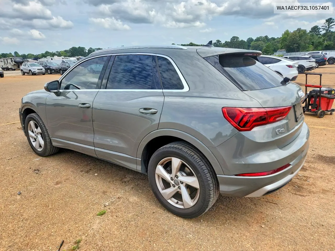 2020 Audi Q3 Premium VIN: WA1AECF32L1057401 Lot: 58739836