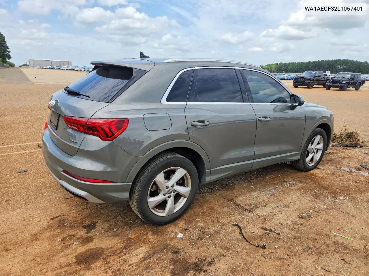 2020 Audi Q3 Premium VIN: WA1AECF32L1057401 Lot: 58739836