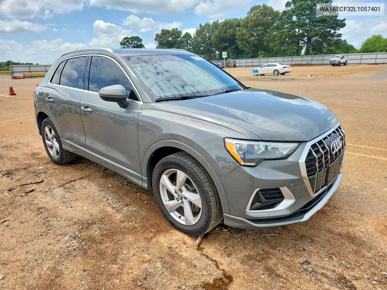 2020 Audi Q3 Premium VIN: WA1AECF32L1057401 Lot: 58739836