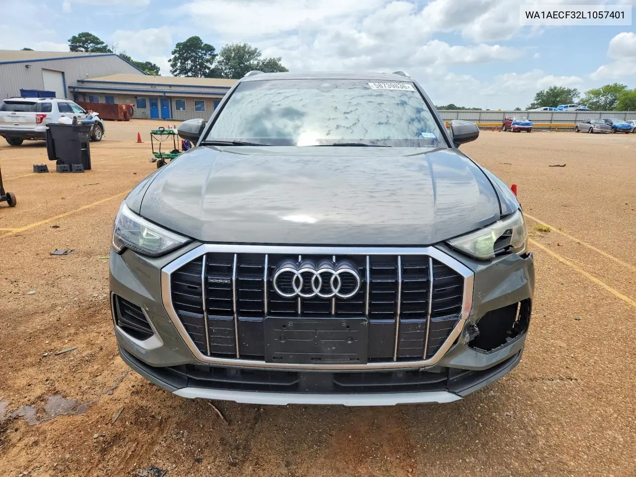 2020 Audi Q3 Premium VIN: WA1AECF32L1057401 Lot: 58739836
