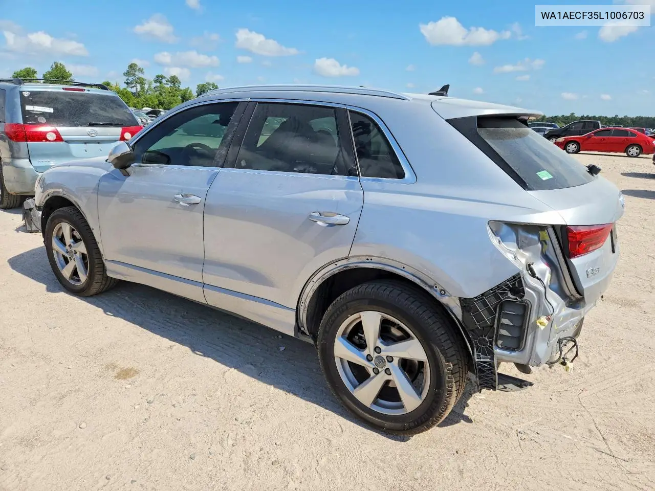 2020 Audi Q3 Premium VIN: WA1AECF35L1006703 Lot: 59311176