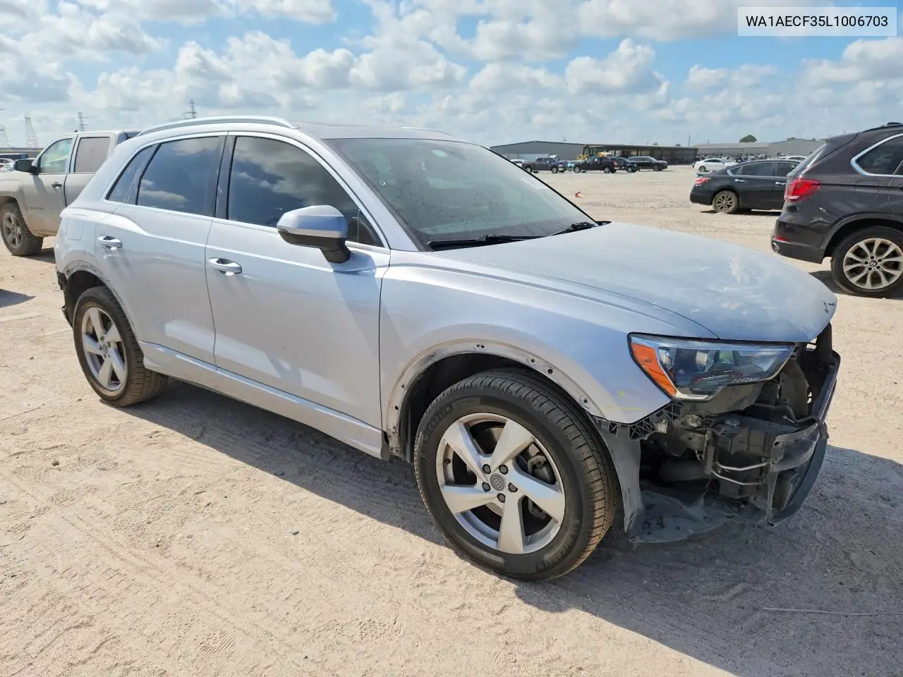 2020 Audi Q3 Premium VIN: WA1AECF35L1006703 Lot: 59311176