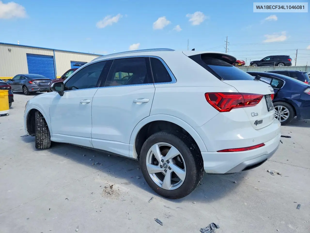 2020 Audi Q3 Premium Plus VIN: WA1BECF34L1046081 Lot: 61194816