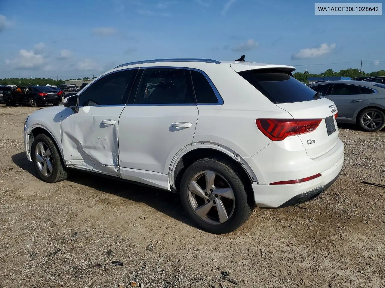 2020 Audi Q3 Premium VIN: WA1AECF30L1028642 Lot: 61478056