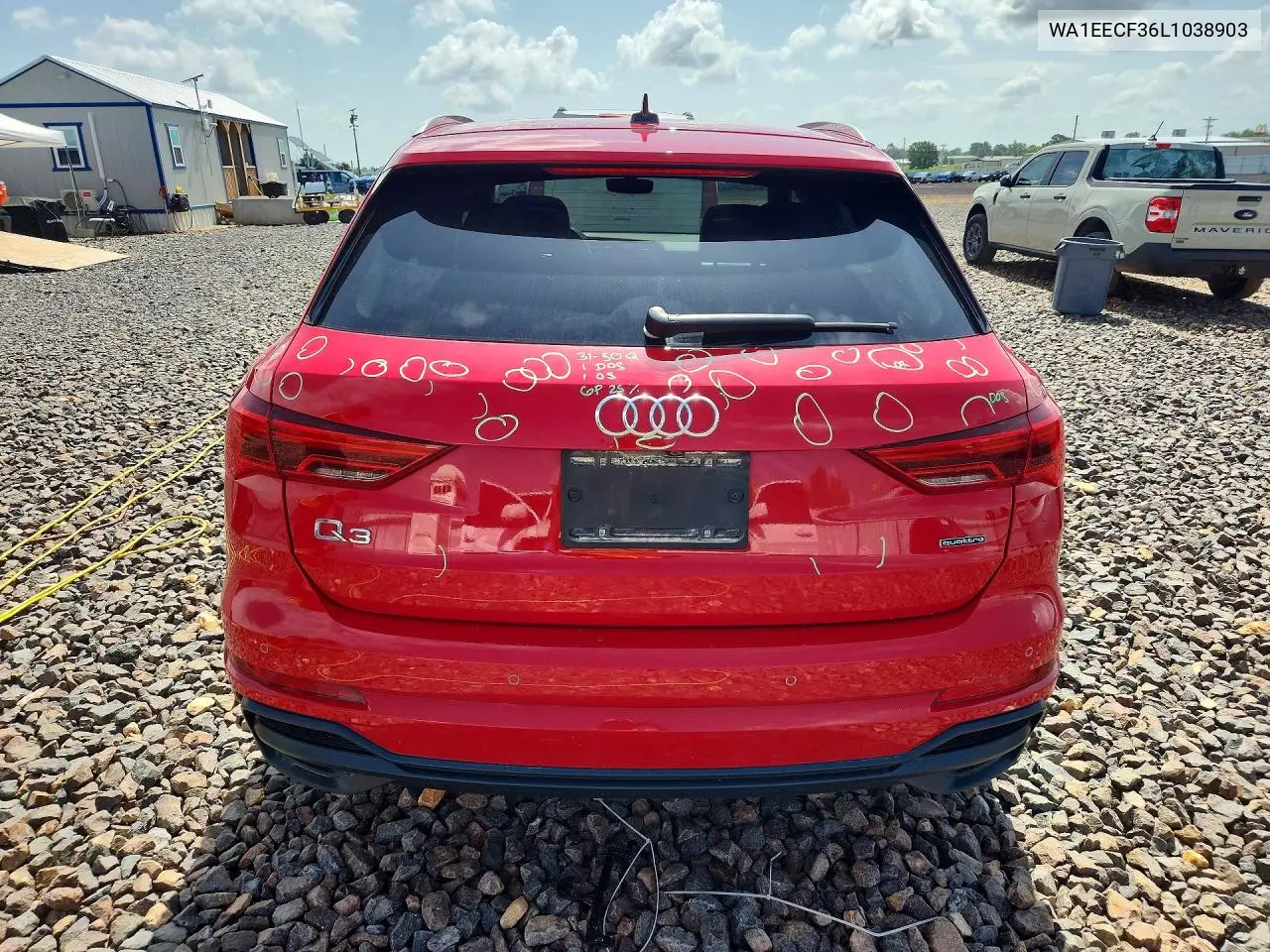 2020 Audi Q3 Premium Plus S-Line VIN: WA1EECF36L1038903 Lot: 61541976