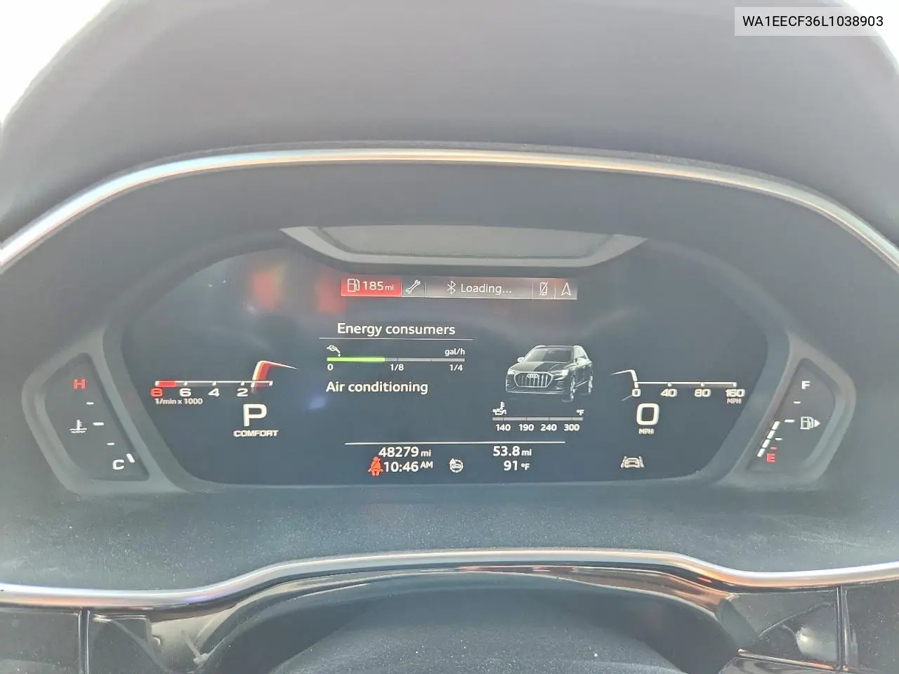 2020 Audi Q3 Premium Plus S-Line VIN: WA1EECF36L1038903 Lot: 61541976