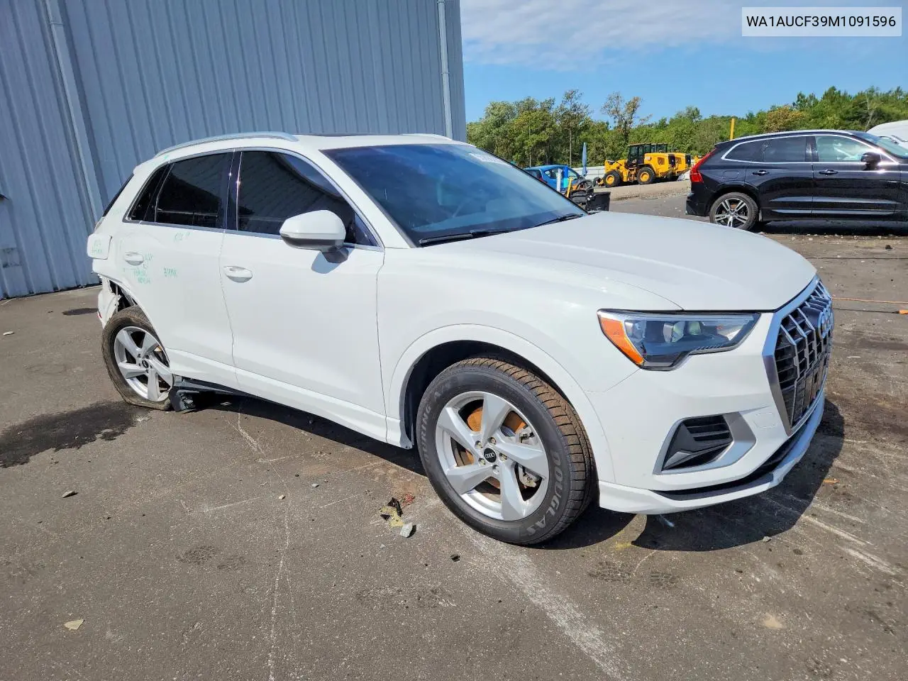 2021 Audi Q3 Premium 40 VIN: WA1AUCF39M1091596 Lot: 55896286