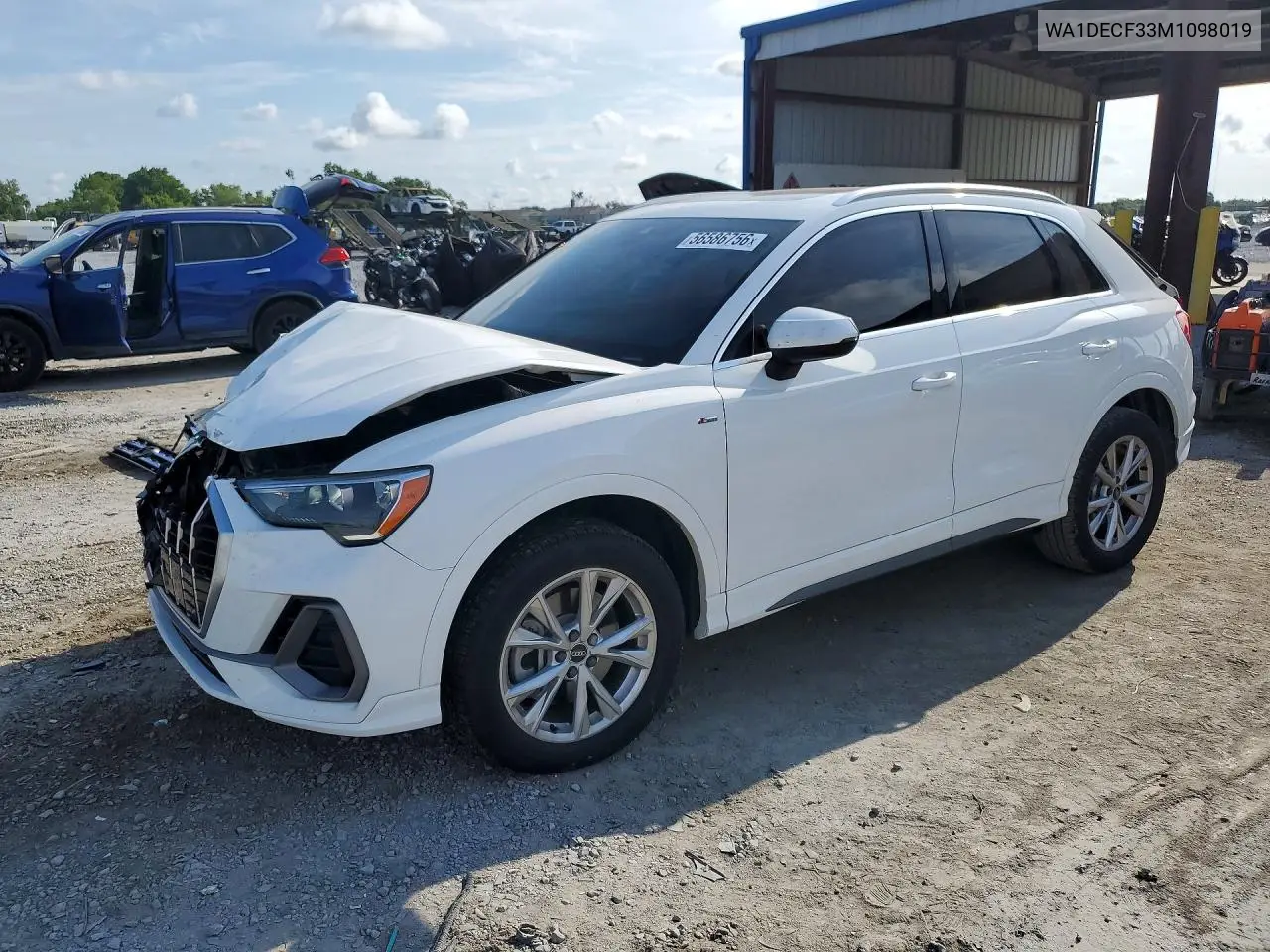 2021 Audi Q3 Premium S Line 45 VIN: WA1DECF33M1098019 Lot: 56586756