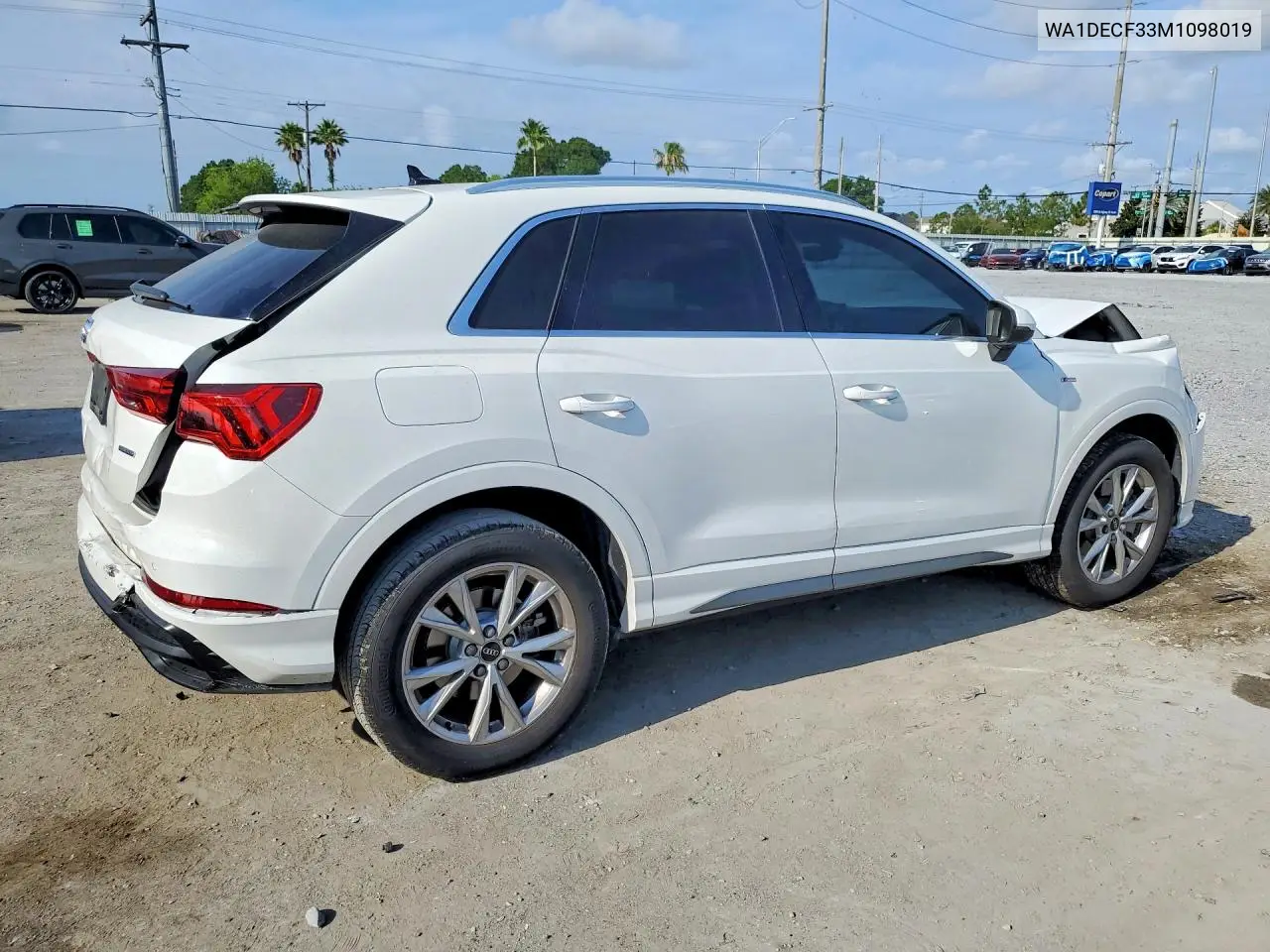 2021 Audi Q3 Premium S Line 45 VIN: WA1DECF33M1098019 Lot: 56586756