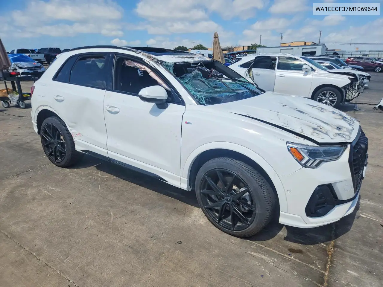 2021 Audi Q3 Premium Plus S Line 45 VIN: WA1EECF37M1069644 Lot: 57735986