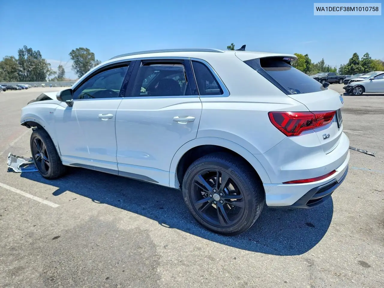 2021 Audi Q3 Premium S Line 45 VIN: WA1DECF38M1010758 Lot: 58316836