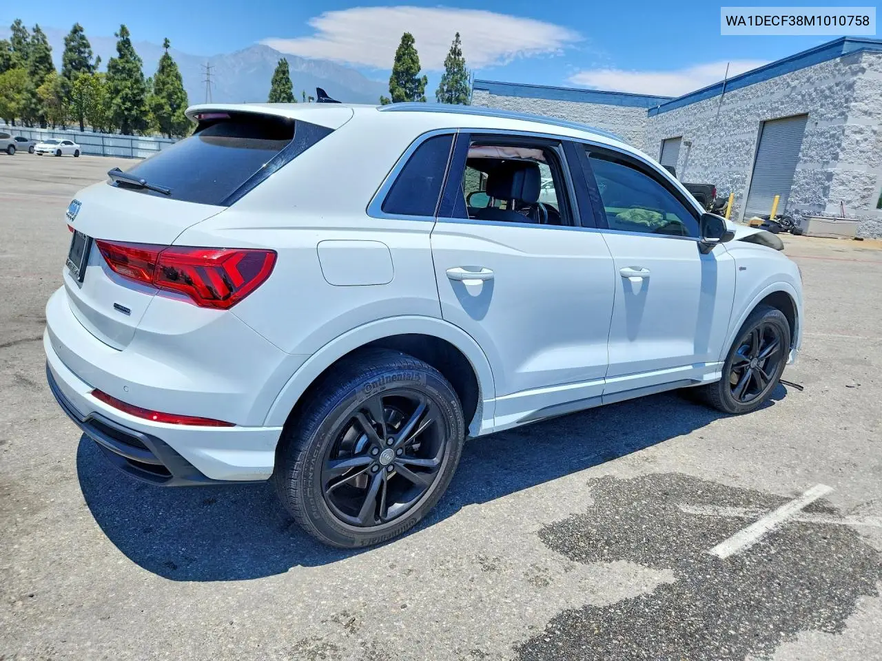 2021 Audi Q3 Premium S Line 45 VIN: WA1DECF38M1010758 Lot: 58316836