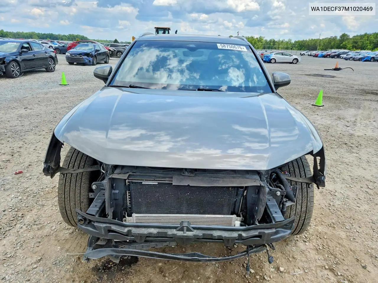 2021 Audi Q3 Premium S Line 45 VIN: WA1DECF37M1020469 Lot: 58750676