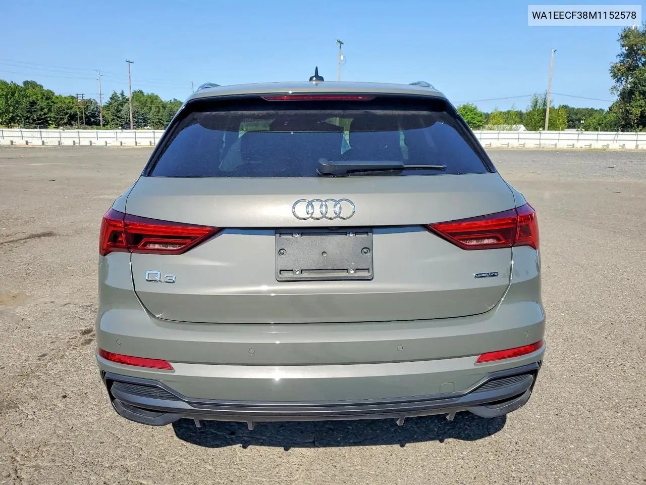 2021 Audi Q3 Premium Plus S Line 45 VIN: WA1EECF38M1152578 Lot: 58934696