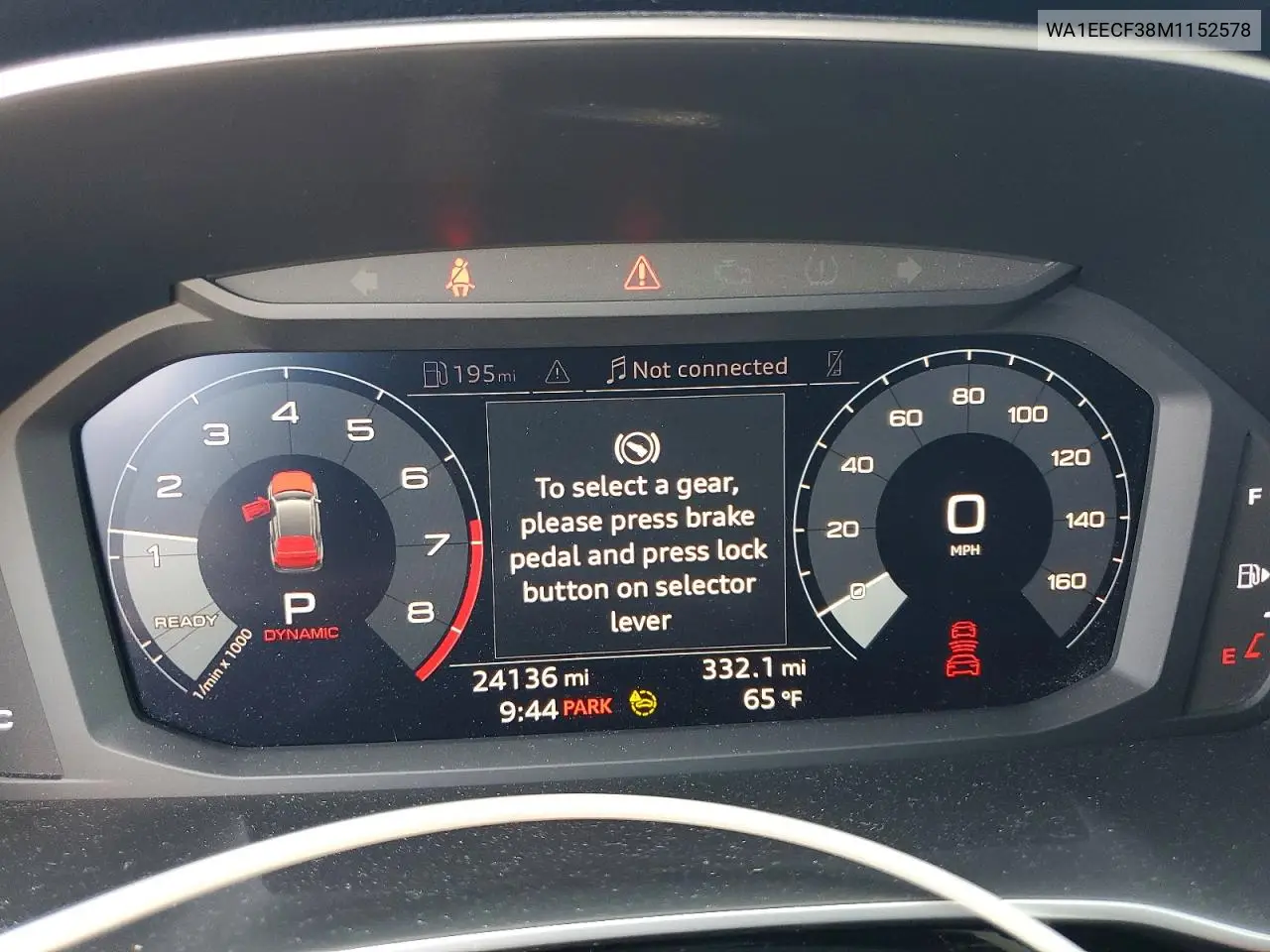 2021 Audi Q3 Premium Plus S Line 45 VIN: WA1EECF38M1152578 Lot: 58934696
