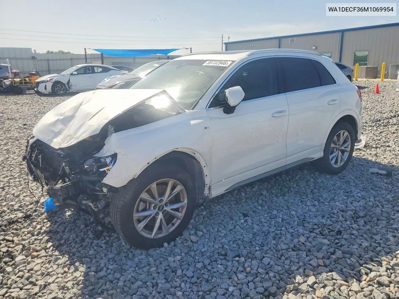 2021 Audi Q3 Premium S Line 45 VIN: WA1DECF36M1069954 Lot: 59732946