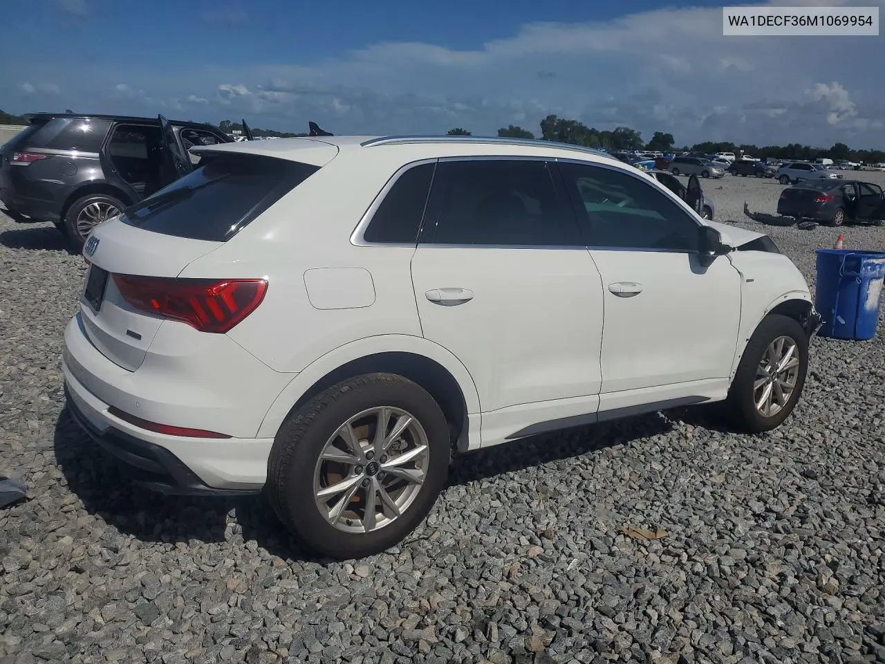 2021 Audi Q3 Premium S Line 45 VIN: WA1DECF36M1069954 Lot: 59732946